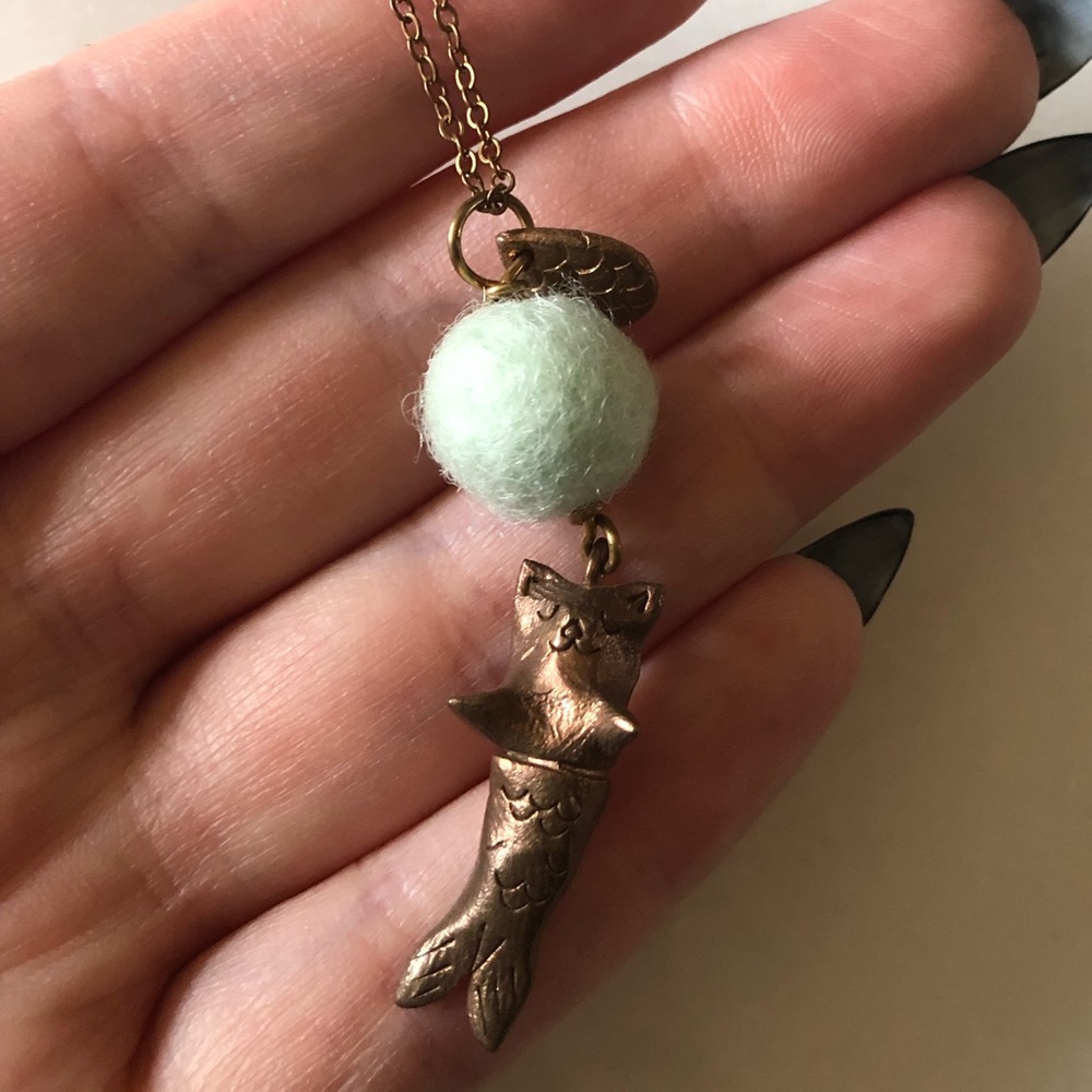 Mermaid Cat Necklace